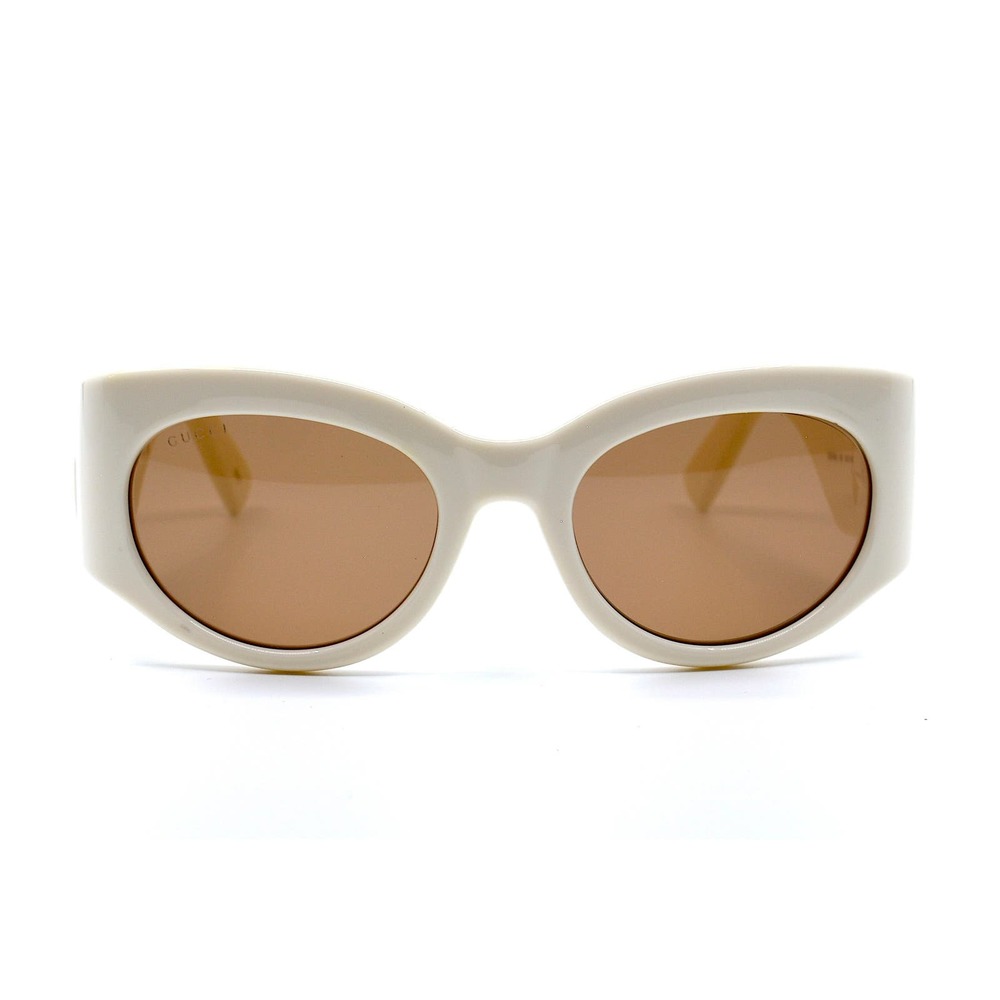 NEW GUCCI GG1544S 004 IVORY BROWN AUTHENTIC SUNGLASSES - Picture 5 of 16